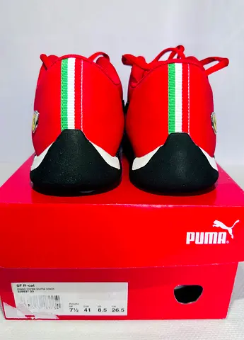 Puma SF R-Cat Ferrari Red Sneakers - Size 41 (EU) / 8.5 (US) - Excellent Condition