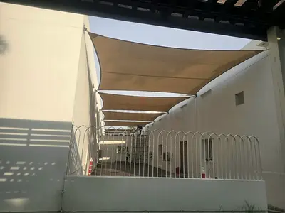 Used Shade Sails / Car Parking Sun Canopy - Set Installed