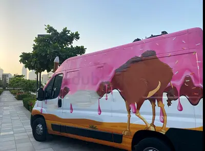 Mobile ice cream food truck for sale