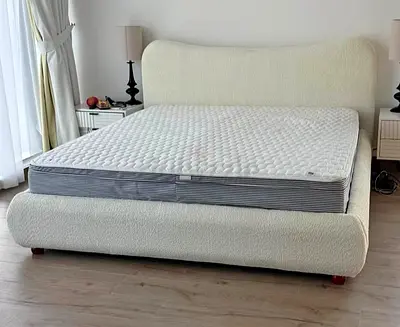 Premium Quality Cotton fabric Queen Bed Available