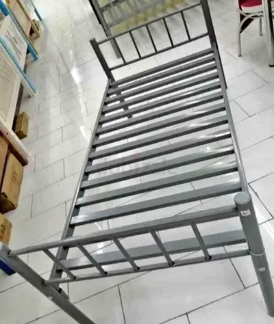 🛏️ New Heavy Duty Silver Single Bed – Same Day Delivery