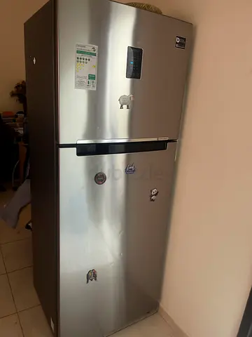 Stainless Steel Top-Freezer Refrigerator - Great Working Condition