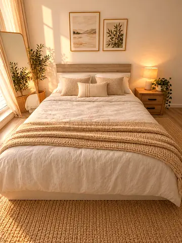 Queen Bed for Sale + 2 mirrors
