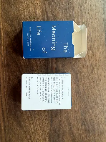 The Meaning of Life - Conversation Cards (set)