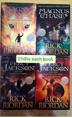Different genre books for sale (Rolla, Sharjah). Prices are mentioned on each picture.