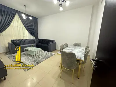 Luxury Apartment | 2-BR Fully Furnished | Private Parking | Open view | For Monthly Rent | In a prime location in Ajman– All Bills & Wi-Fi Included
