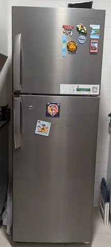 Silver Top-Freezer Refrigerator