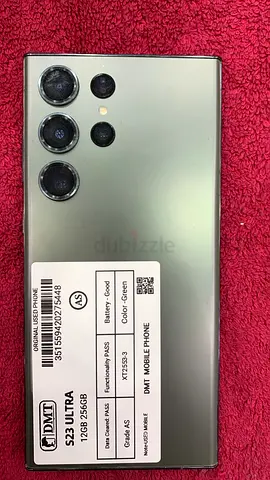 Samsung Galaxy S23 Ultra 256GB - Green (Good Condition)