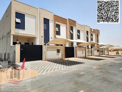 Villa for sale in Ajman, Al Helio 2 area, including registration fees (5 rooms, a majlis, a hall, and a maid's room)