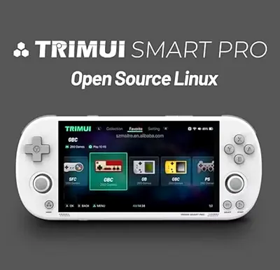 Trimui Smart Pro handheld gaming console - open source Linux retro device