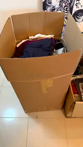 Bag full of women clothes