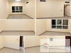 Spacious 1-Bedroom Hall Apartment with parking for rent in Al Rashidiya 1.