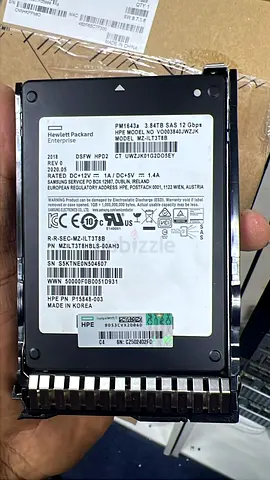 HPE 3.84TB SAS Enterprise SSD – 12Gbps