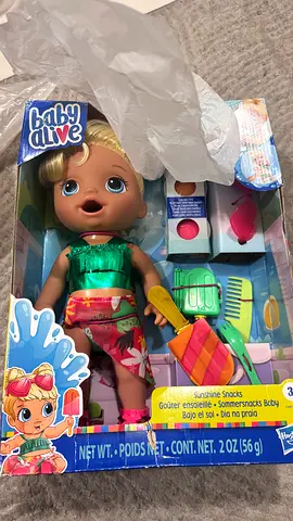 Baby Alive Sunshine Snacks doll with accessories - new in box