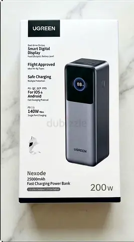 UGREEN Nexode 25000mAh 200W Fast Charging Power Bank (Like New)