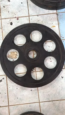 10kg rubber weight plate