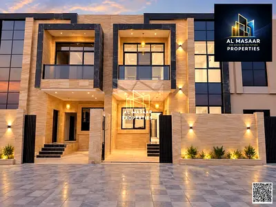Townhouse for sale in Al Zahia Square, featuring 5 bedrooms and a majlis. The price includes regist
