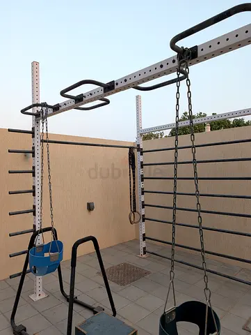 Outdoor Pull-Up Rig / Functional Fitness Rack with Rings and Bands