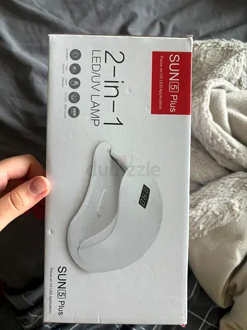 SUN5 Plus 2-in-1 LED/UV Nail Lamp - White (Lightly used)