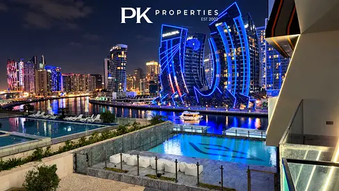 Available Now | Bingatti Canal 1BR Apartment with Gym & Views