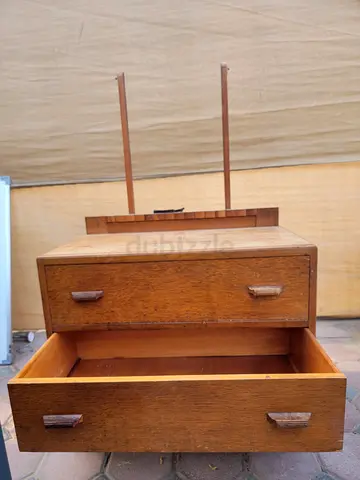 Vintage solid wood vanity/ dresser