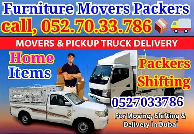 Movers & Pickup Truck Delivery Service in Dubai - Affordable Shifting & Packing