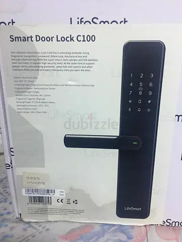 LifeSmart Smart Door Lock C100 - Touchscreen Keyless Entry (Unused in box)