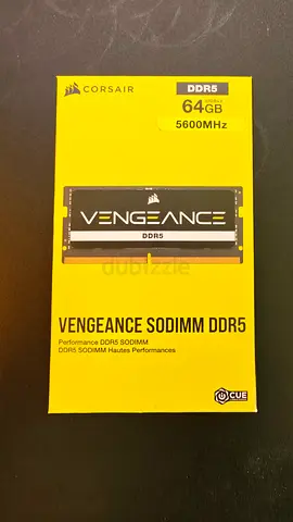 Corsair Vengeance DDR5 64GB (2x32GB) 5600MHz SODIMM RAM - In Box