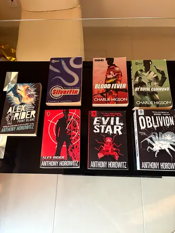 Bundle of 7 Teen Spy and Adventure Books: Alex Rider, Young Bond and Power of Five