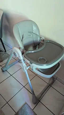 Adjustable Baby High Chair with Tray and Removable Bowl