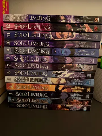 Solo Leveling manga volumes 1-13 (English)