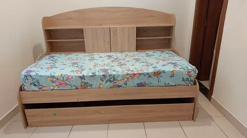 2 beds with mattress
