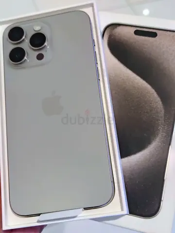 iPhone 15 Pro max 256GB - Natural titanium,TDRA Version
