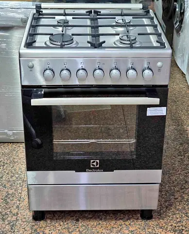 Electrolux 4-Burner Gas Cooker with Oven - Stainless Steel Flawless Condition 60x60cm