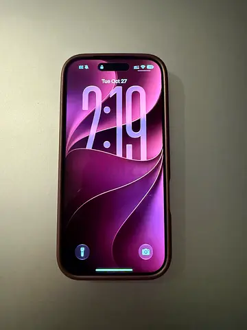iPhone 18 Pro (Burgundy) - Good Condition, With Case