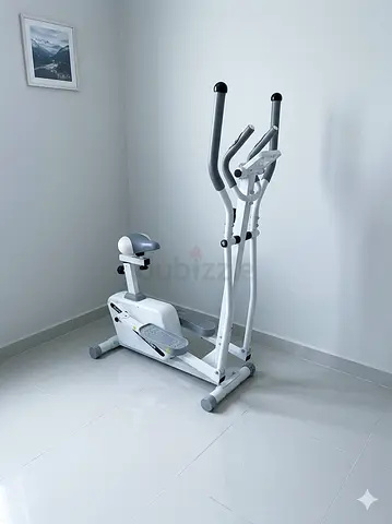 Compact Elliptical Cross Trainer with Adjustable Seat - Light Use