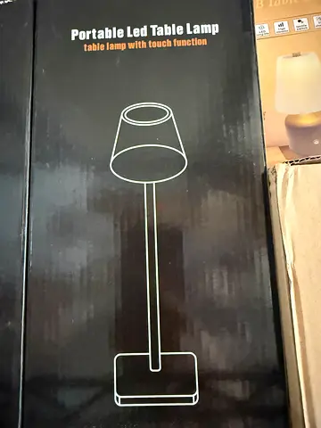 Portable table lamp sensor