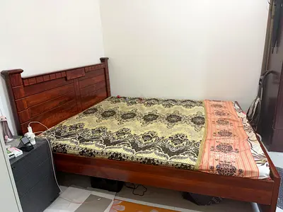 KING SIZE BED WITH BRAND NEW MATTRESS