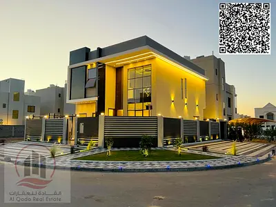 للبيع زاوية فيلا بعجمان الحيلو 4 غرف ماستر مجلس وصالة وغرفة خدامة تمليك حر لجميع الجنسيات وأمكانية التمويل البنكي شامل رسوم التسجيل