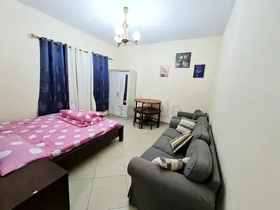 Furnished Master Room with attached bathroom is available for rent Near DXB Border! NO COMMISSION!