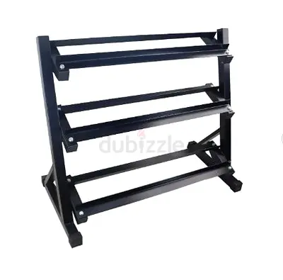 Heavy-Duty 3-Tier Dumbbell Rack | Durable, Compact, and Stable - Brand New