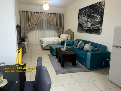 Luxury Studio | Fully Furnished | Distinctive view | For Monthly Rent | In a prime location in Ajma