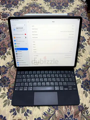 Ipad Pro M2 12.9 Inches 2TB Magic Keyboard + Pencil