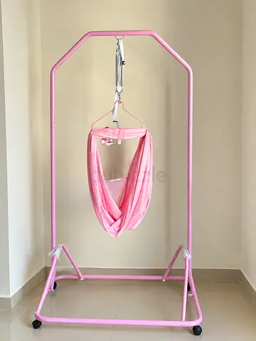 Pink Baby Sensory Swing / Hammock with Stand - Good Condition