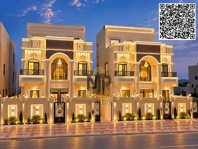 A miniature palace for sale in Al Bahya, Ajman—blending luxury and comfort in one home. A sophisticated investment and an unmissable residential oppor