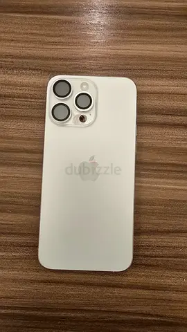 White iPhone (back only) - Good condition, original Apple