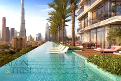 Spacious Living Layout with Burj Khalifa View