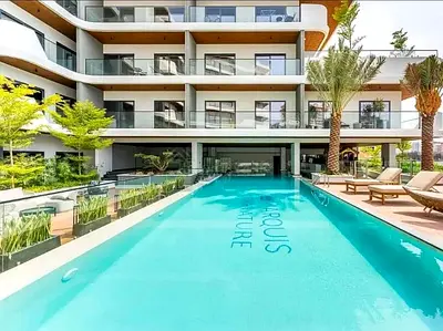 Furnished 1BR Apartment | Marquis Signature Arjan | Pool & City Views