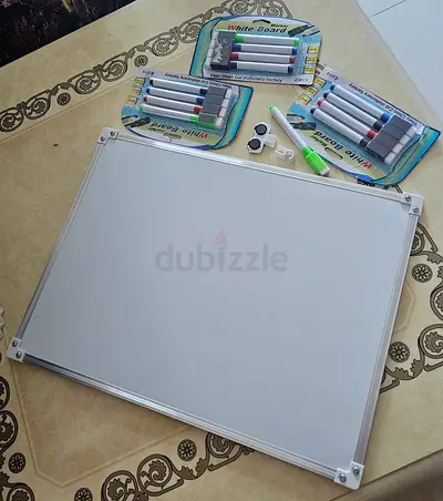 Whiteboard with Marker Sets - Lightly Used
