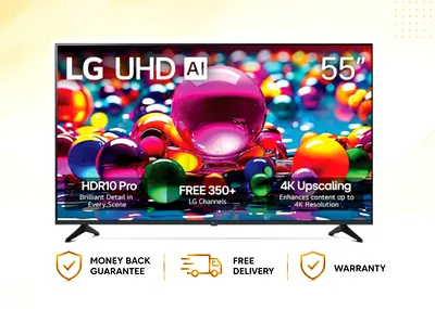 LG 65 Inch Class LG UHD AI 4K Smart TV 2025 Model 65UA7700